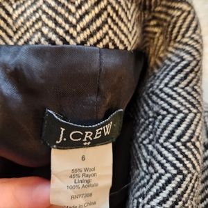 J.Crew Herringbone Pattern Women's Blazer